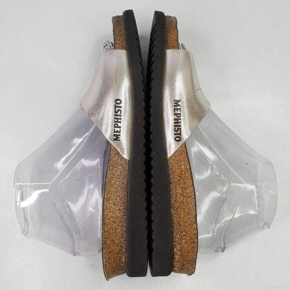 Mephisto Women's Sandals in Metallic and Black - Picture 9 of 10
